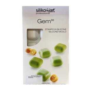 MOLDE SILICONA 15 FORMAS GEM 4X4X2.3 CM. SILIKOMAR