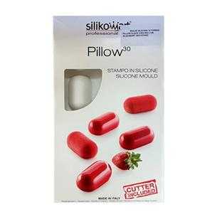 MOLDE SILICONA 12 FORMAS PILLOW GLACE 5.8X2.9X2.3