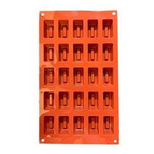 MOLDE SILICONA 25 SMALL LINGOTE SAVARIN 4,1*2,3*2,