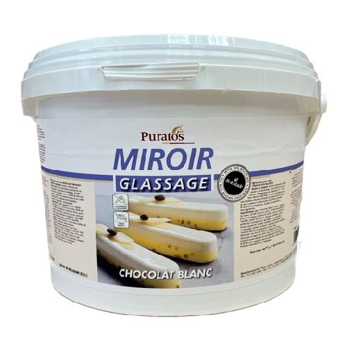 MIROIR GLASSAGE CHOCOLATE BLANCO  CP/5 KGS.