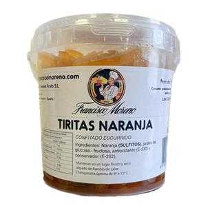 NARANJA PIEL TIRITAS CONFITADA CP/1 KG. 20685