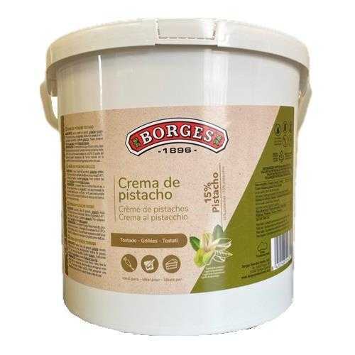 BORGES CREMA PISTACHO TOSTADO (15 %) CP/5 KGS.