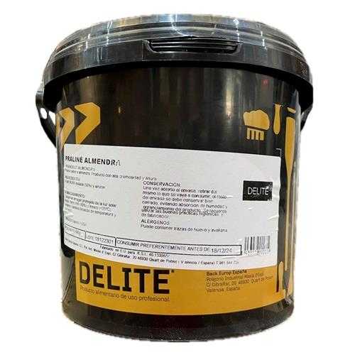 DELITÉ PRALINE ALMENDRA CP/6 KGS.