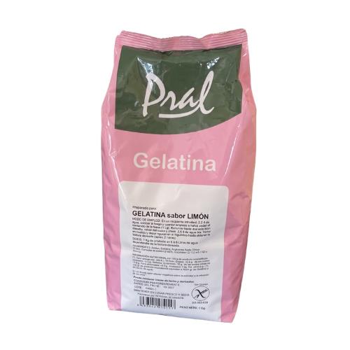 PRAL GELATINA LIMÓN  B/1 KG.