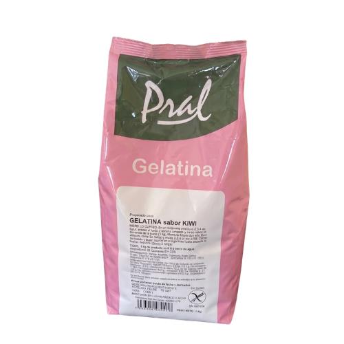 PRAL GELATINA KIWI  B/1 KG.