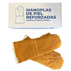 MANOPLA PIEL IGNIFUGA REFORZADA , 39CM