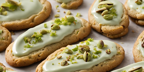 Galletas con crema de pistacho