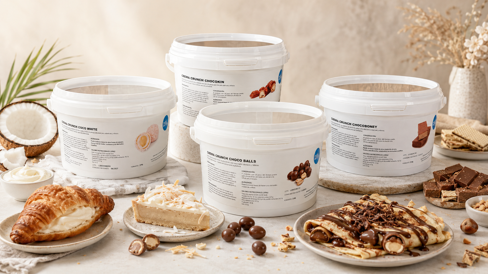 Cremas Crunch Back Europ: el toque cremoso y crujiente para tus postres