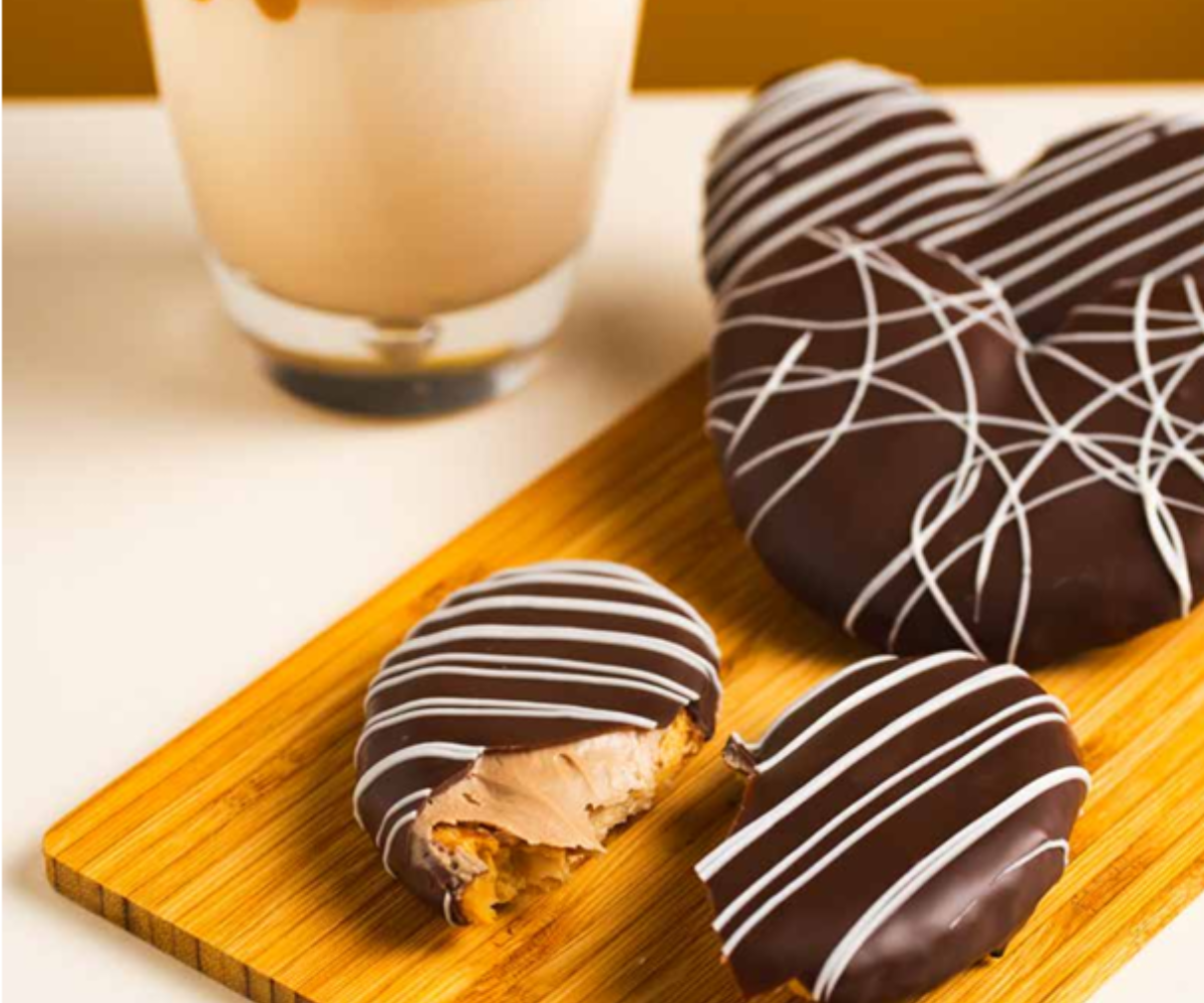 Palmeras rellenas de Nutty White